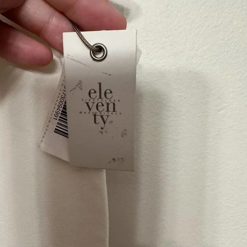 Eleventy Nwt’s Women’s High Rise Flat Front Trousers.Size 6 — image 7 of 8